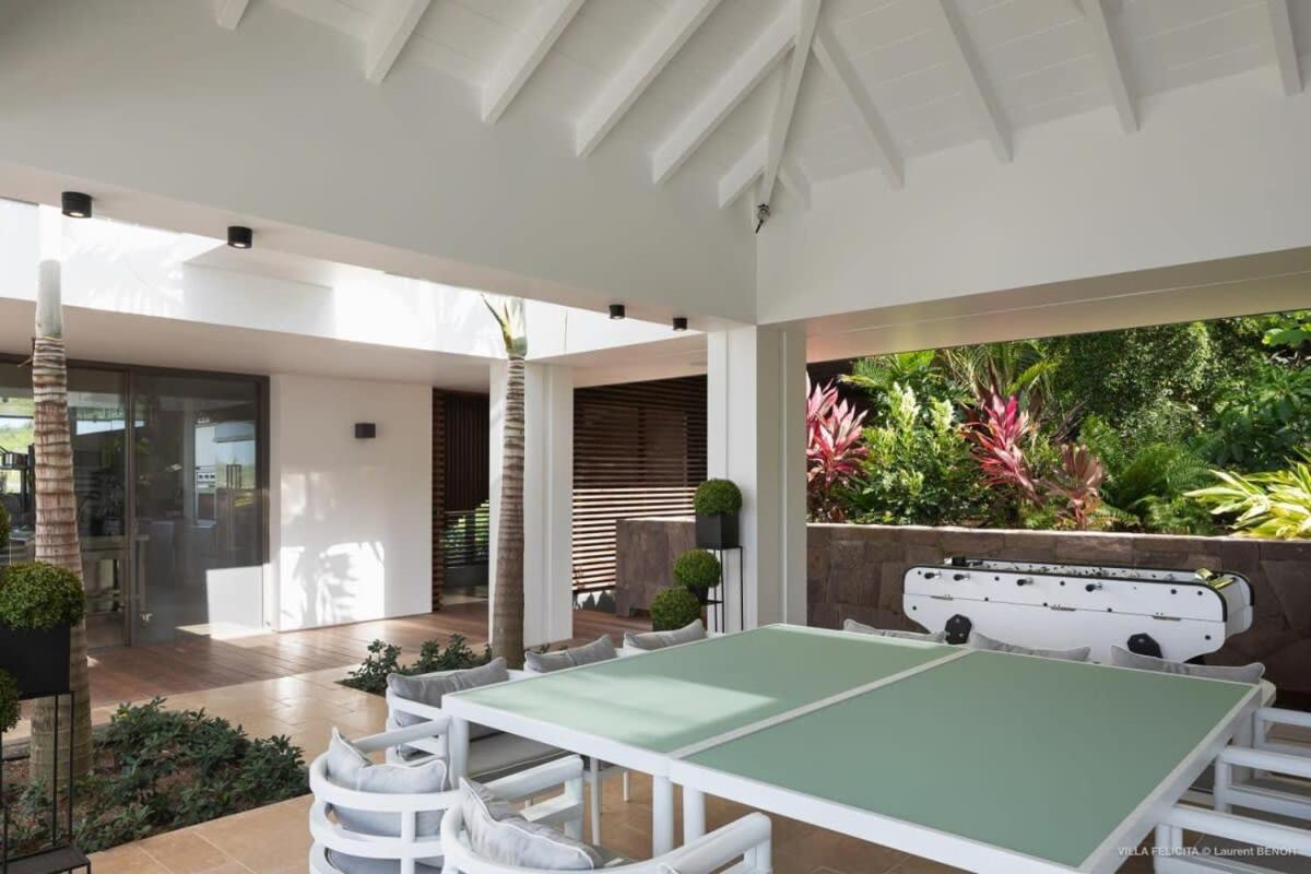On A Hill Side Villa With Superb Amenities St. Barthelemy Exterior foto