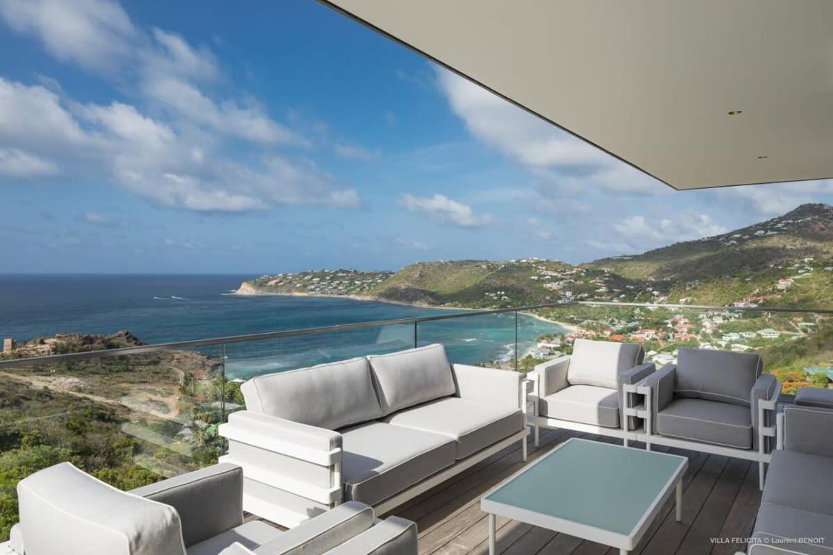 On A Hill Side Villa With Superb Amenities St. Barthelemy Exterior foto
