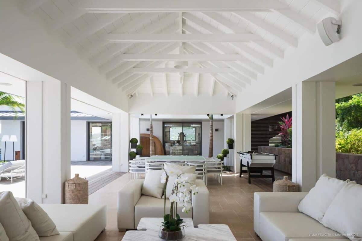 On A Hill Side Villa With Superb Amenities St. Barthelemy Exterior foto