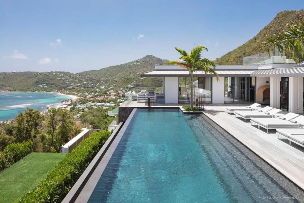 On A Hill Side Villa With Superb Amenities St. Barthelemy Exterior foto