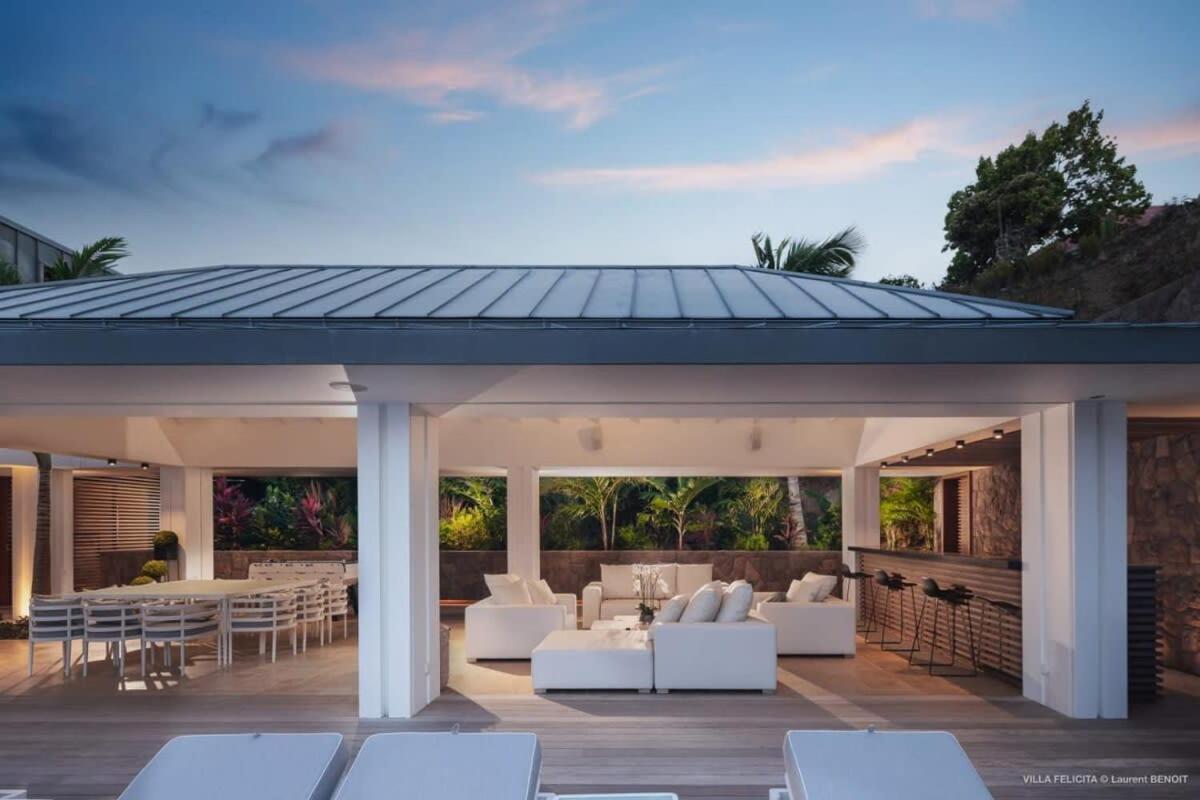 On A Hill Side Villa With Superb Amenities St. Barthelemy Exterior foto